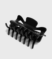 New Look Black Cut Out Large Bulldog Claw Clip